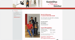 Desktop Screenshot of kaminofenstudio-guenther.de